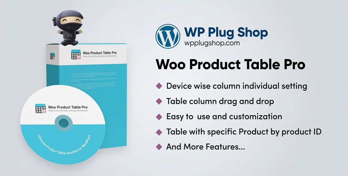 Woo Product Table Pro – WooCommerce Product Table Plugin for Faster Product Browsing