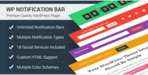 MyThemeShop WP Notification Bar Pro – Premium WordPress Notification Bar Plugin