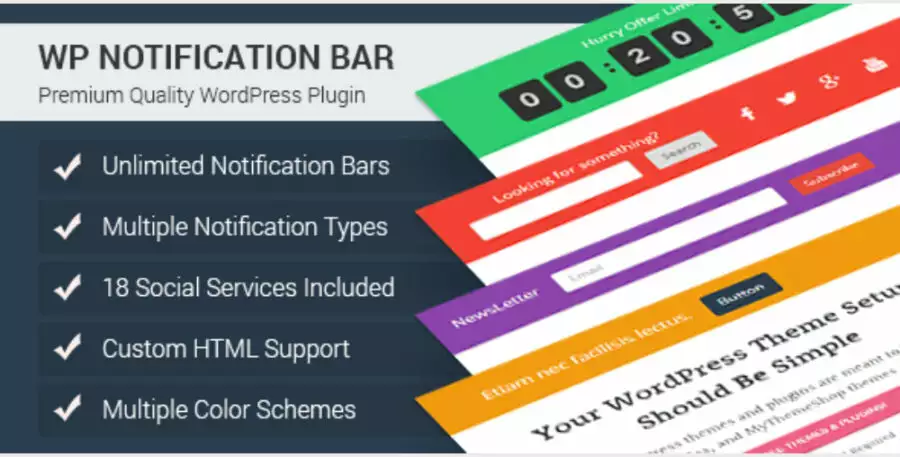 MyThemeShop WP Notification Bar Pro – Premium WordPress Notification Bar Plugin