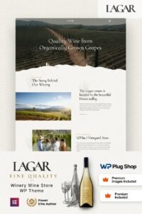 Lagar Theme 41 – Winery WordPress Theme for Wine Shops & Vineyards