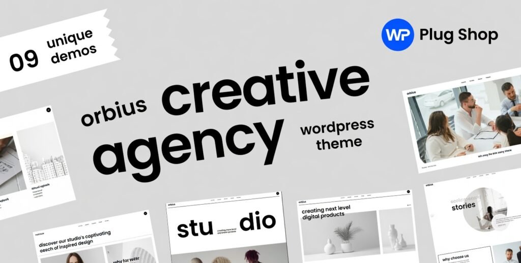 Orbius Theme 1.0.16 – Creative Agency & Portfolio WordPress Theme