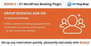 Bookly Group Booking Add-on 3.2 – WordPress Group Appointment Scheduling Plugin