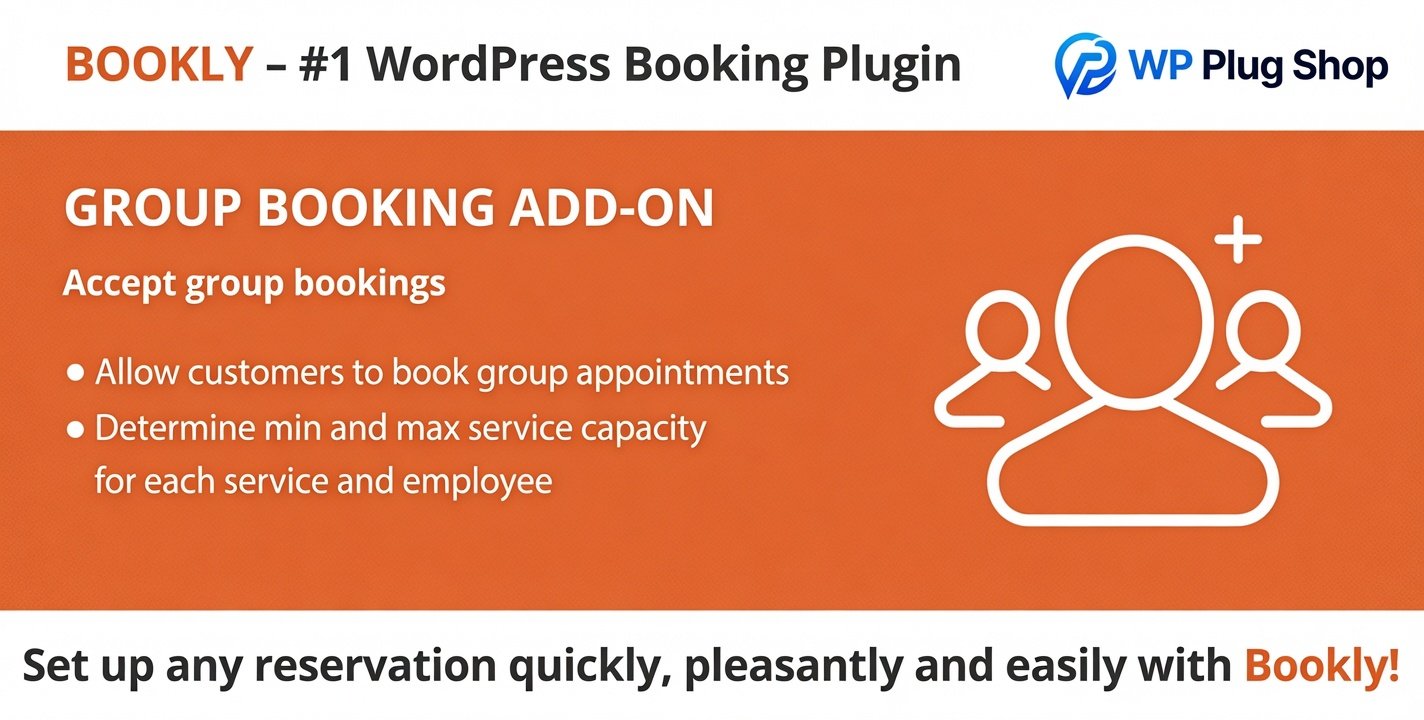 OQ0bU Bookly Group Booking Add-on 3.2 – WordPress Group Appointment Scheduling Plugin
