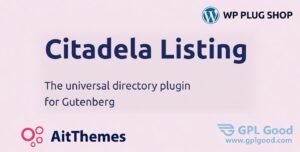 Citadela Listing – Universal Gutenberg Directory & Listing Plugin