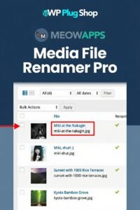 Media File Renamer Pro 6.2.8 – WordPress Media File Renaming & SEO Plugin