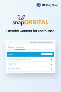 Favorite Content for LearnDash – Student Course Bookmark Plugin