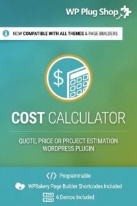 Cost Calculator WordPress 2.4.1 – Advanced Quote & Price Estimation Calculator Plugin
