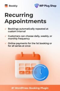 Bookly Recurring Appointments Addon – WordPress Repeat Booking Plugin