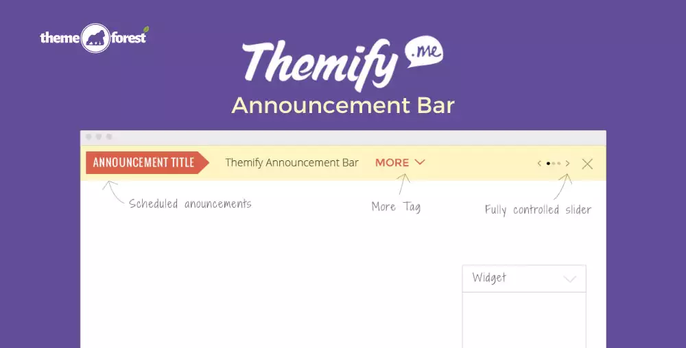 Themify Announcement Bar 2.2.2 – WordPress Sticky Notification & Promotion Bar Plugin