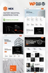 NEX Industrial & Manufacturing WordPress Theme for Business