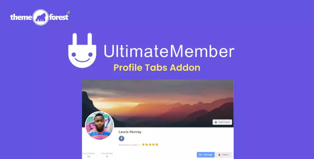 Ultimate Member Profile Tabs Addon 1.1.1 – Custom User Profile Tabs Plugin
