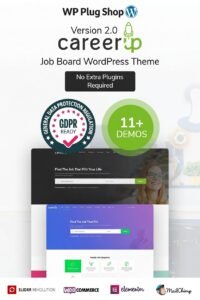 CareerUp Theme – Job Board WordPress Theme 2.3.37 – Recruitment & Employment Portal