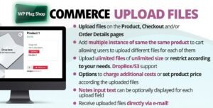 WooCommerce Upload Files 88.6 – Customer File Upload Plugin for WordPress & WooCommerce