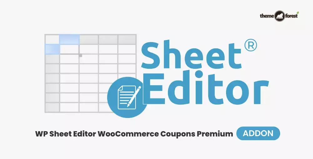 WP Sheet Editor WooCommerce Coupons Premium Addon 1.3.58 – Bulk Coupon Spreadsheet Editor for WooCommerce