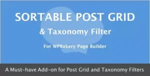 WPBakery Page Builder Sortable Grid & Taxonomy Filter