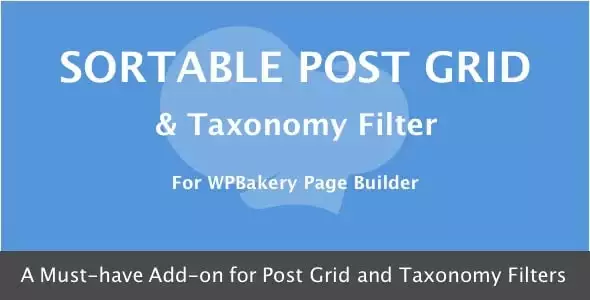 WPBakery Page Builder Sortable Grid & Taxonomy Filter