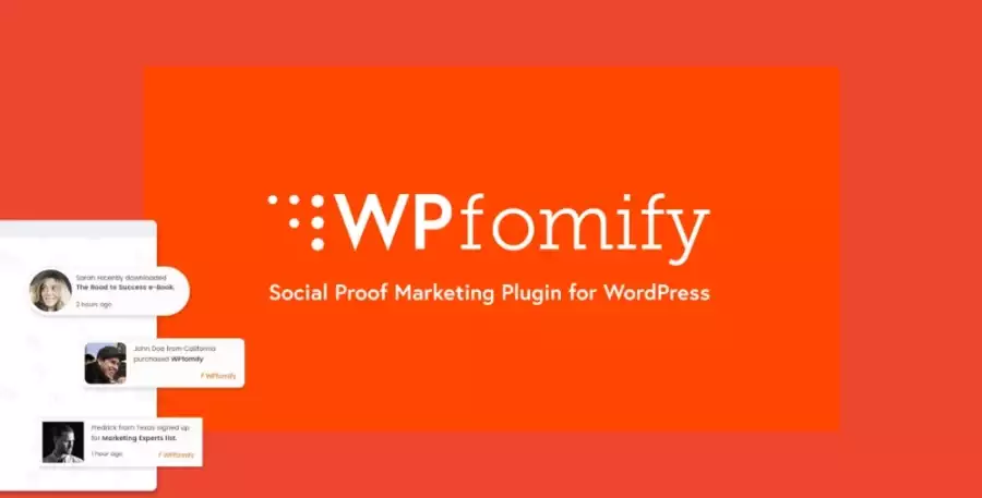 WPfomify – WordPress Social Proof & FOMO Marketing Plugin