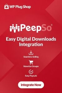 PeepSo Easy Digital Downloads Integration 8.0.0.0 – WordPress Social Commerce & EDD Community Plugin