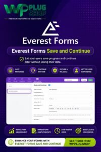 Everest Forms Save and Continue