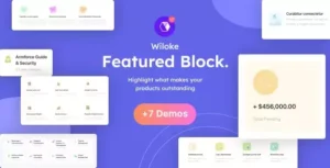Wiloke Elementor Featured Block 1.0.1 | Feature Box & Content Block Addon
