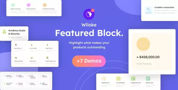 Wiloke Elementor Featured Block 1.0.1 | Feature Box & Content Block Addon