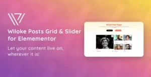 Wiloke Posts Grid & Slider for Elementor 1.0.0 | Blog Grid & Carousel Addon
