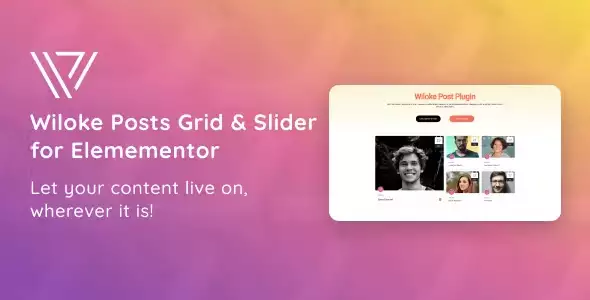 Wiloke Posts Grid & Slider for Elementor 1.0.0 | Blog Grid & Carousel Addon