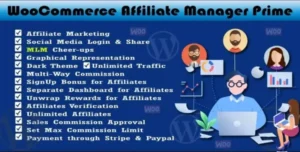 WooCommerce Affiliate Manager Prime – Referral & Affiliate Program Plugin