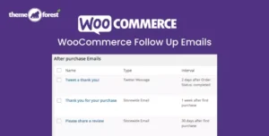WooCommerce Follow-Up Emails 4.9.51 – Customer Email Automation & Post-Purchase Marketing Plugin
