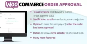 WooCommerce Order Approval 9.4 – Manual Order Review & Order Control Plugin for WooCommerce Stores