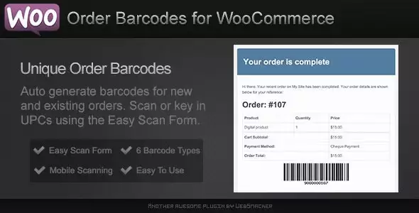 WooCommerce Order Barcodes 2.0.4 – Barcode & QR Code Generator Plugin