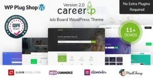 CareerUp Theme – Job Board WordPress Theme 2.3.37 – Recruitment & Employment Portal