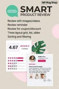 Smart Product Review For WooCommerce 2.0.4 – Advanced Product Review Plugin