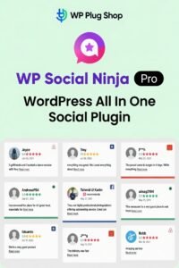 WP Social Ninja Pro – All-in-One Social Media, Reviews, Instagram Feed & Social Proof Plugin for WordPress