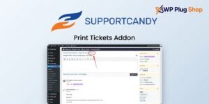 SupportCandy Print Tickets Addon – WordPress Ticket Printing & PDF Export Plugin