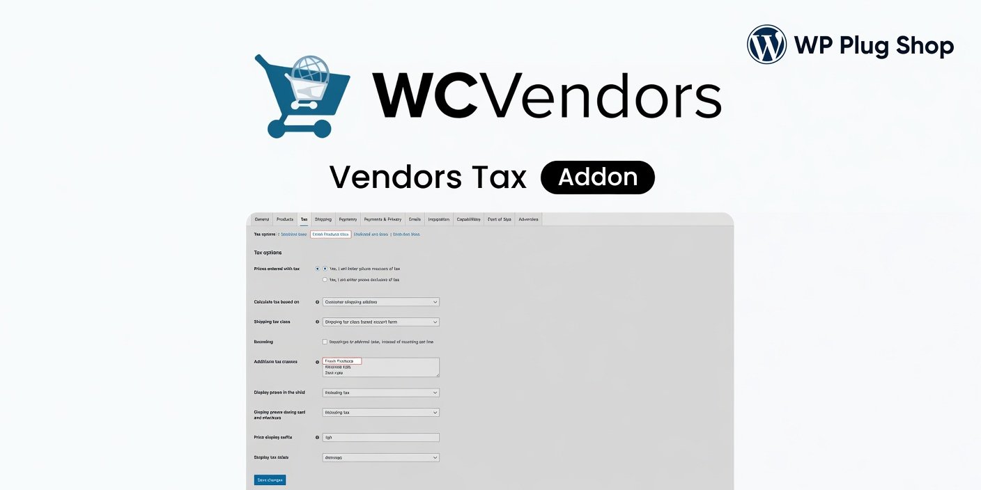 WC Vendors Tax – WooCommerce Multi Vendor Tax Automation Plugin