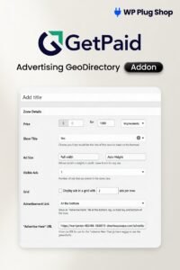 GetPaid Advertising – GeoDirectory WordPress Ad Monetization Plugin
