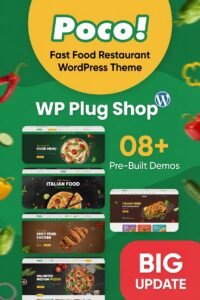 Poco Theme 2.2.6 – Fast Food Restaurant WordPress Theme