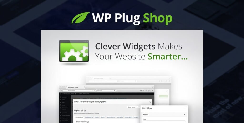 Thrive Clever Widgets – Smart WordPress Widget Targeting Plugin