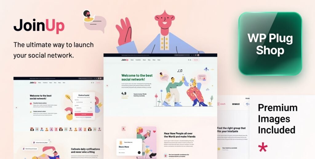 Join Up Theme – BuddyPress Community Theme 1.2 – Membership & Social Network WordPress Theme