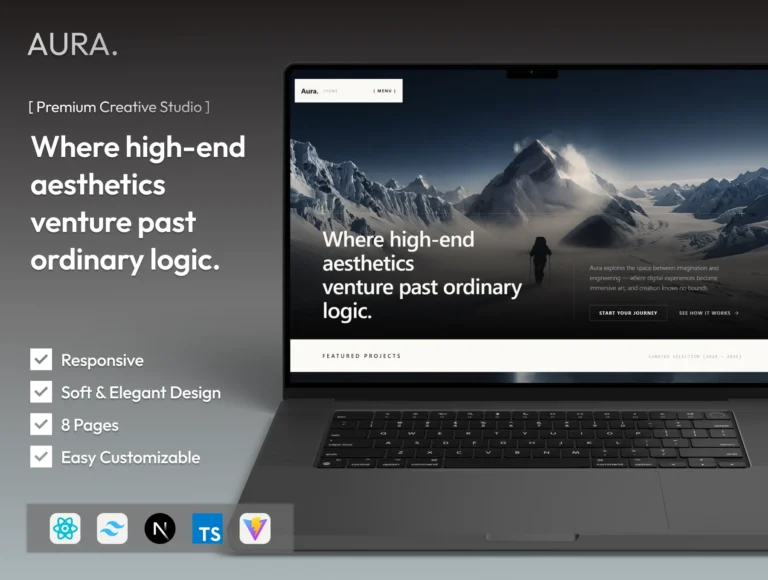 Aura Pro - Premium Creative Agency & Portfolio Template