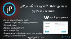 JP Student Result Management System – Premium Academic Plugin