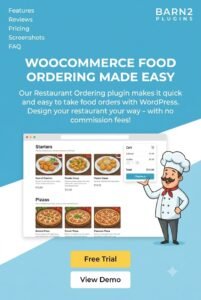 WooCommerce Restaurant Ordering – One-Page Online Food Ordering System