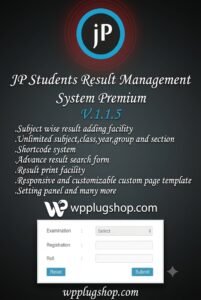 JP Student Result Management System – Premium Academic Plugin