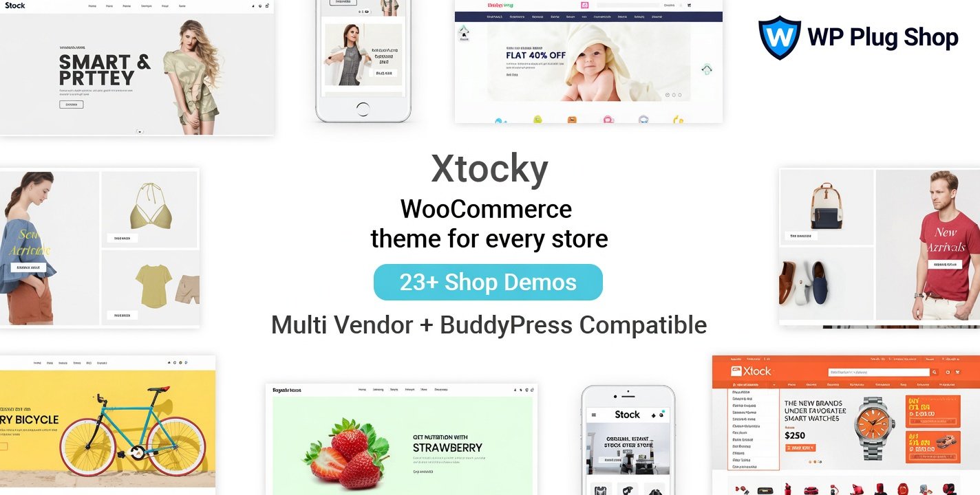 Xtocky Theme 2.8 – Responsive WooCommerce WordPress Theme for Online Stores
