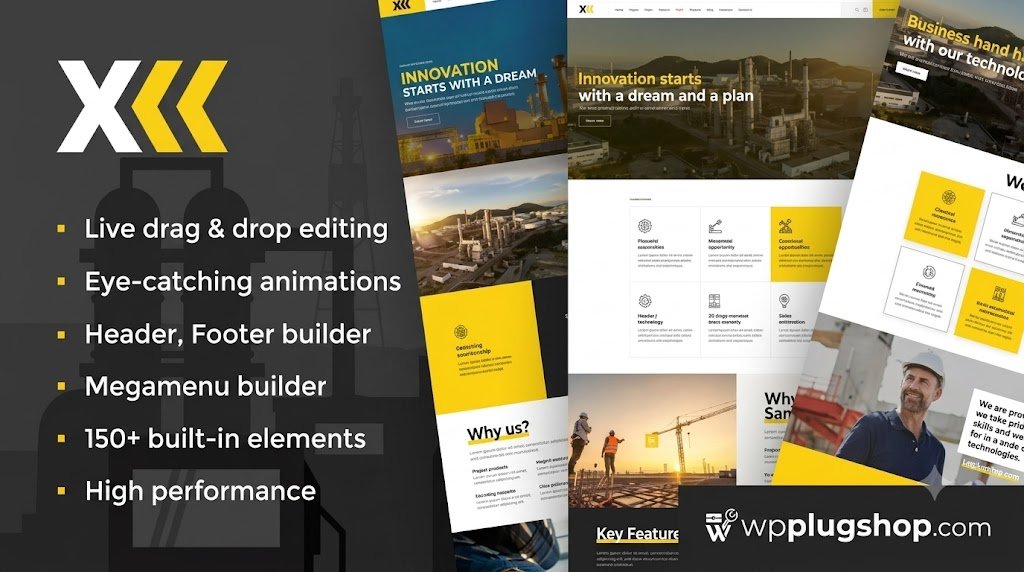 Samatex – Professional Industrial WordPress Theme for WooCommerce