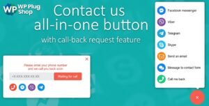 Contact Us All-in-One Button – WordPress Callback Request & Contact Plugin