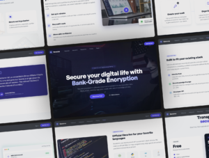Securex Secure Digital Vault Website Templates