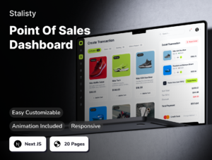 Stalisty Point of Sales Dashboard Template