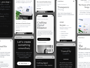 Ricardo Rowen Professional Portfolio Website Templates